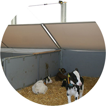 LockDrives application Climate cover mounted on one side