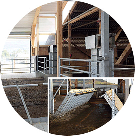 LockDrives application stable construction feeding table bridges