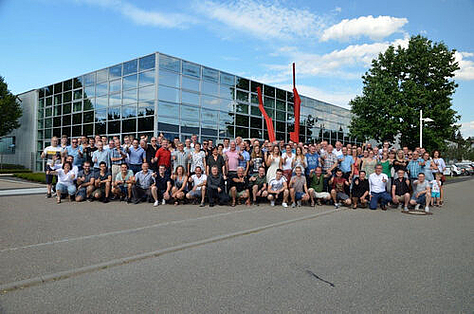 LockDrives 175 years of Lock celebration employee group photo outside