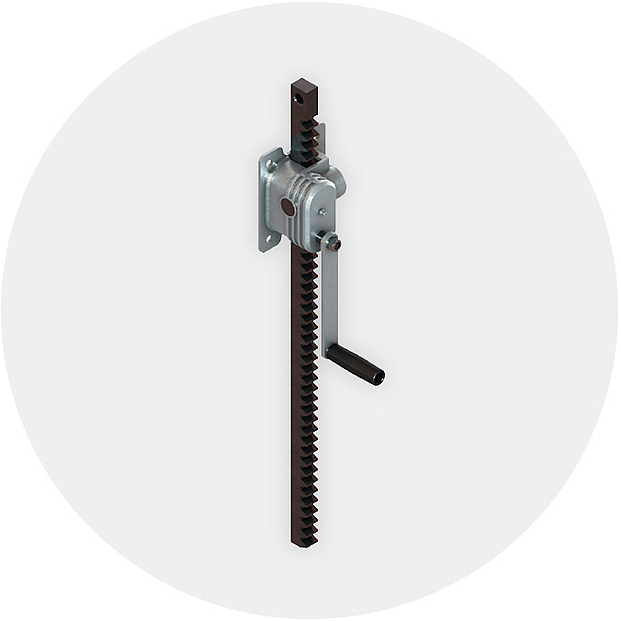 Lock Handantriebe HWA55