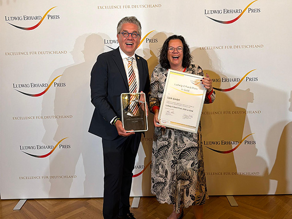Mr. and Mrs. Lock Receive the Ludwig Erhard Prize
