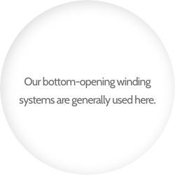 Bubble for roller ventilation